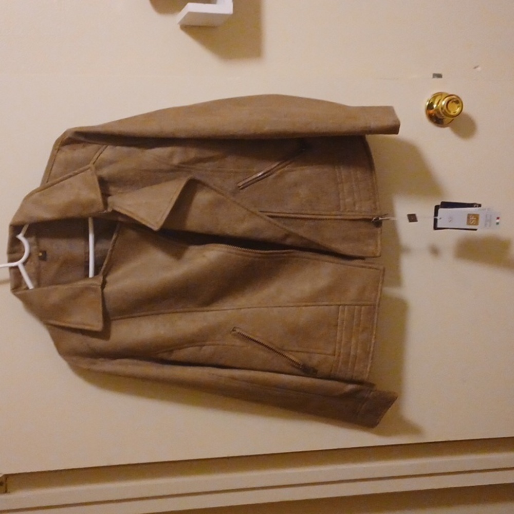 Superlative fashion suede jacket